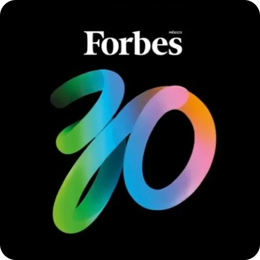 Distintivo de las 30 Promesas de Negocios de Forbes México