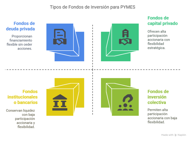 Tipos de fondos de inversión para Pymes México