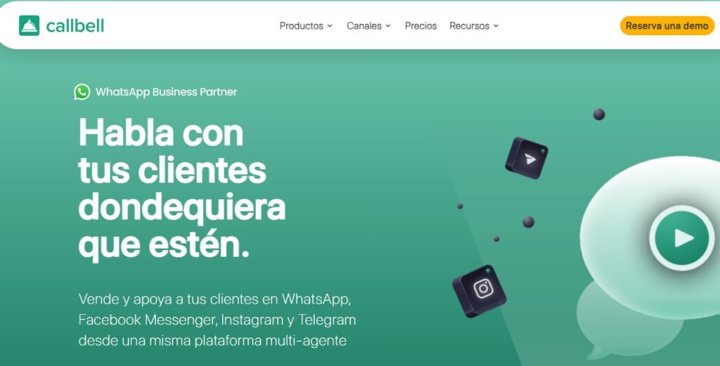 [Pantalla de Callbell]