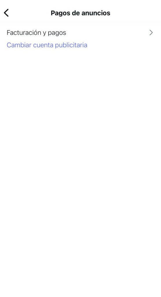 Pantallas de pagos de anuncio y métodos de pago en Instagram