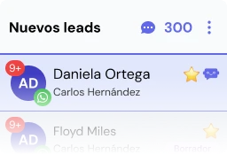 nuevos leads en dashboard de leadsales