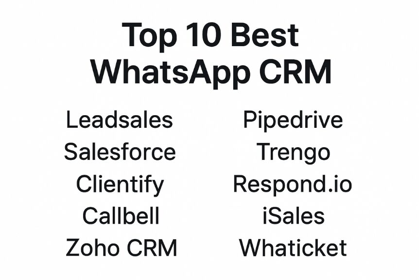 Top 10 best WhatsApp CRM