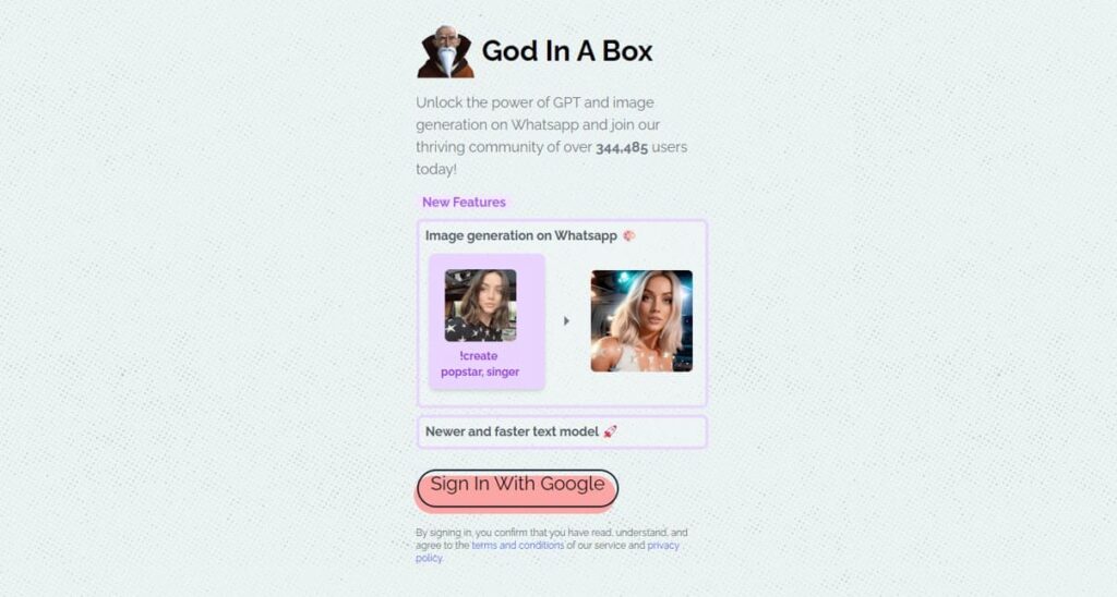 God in a Box login