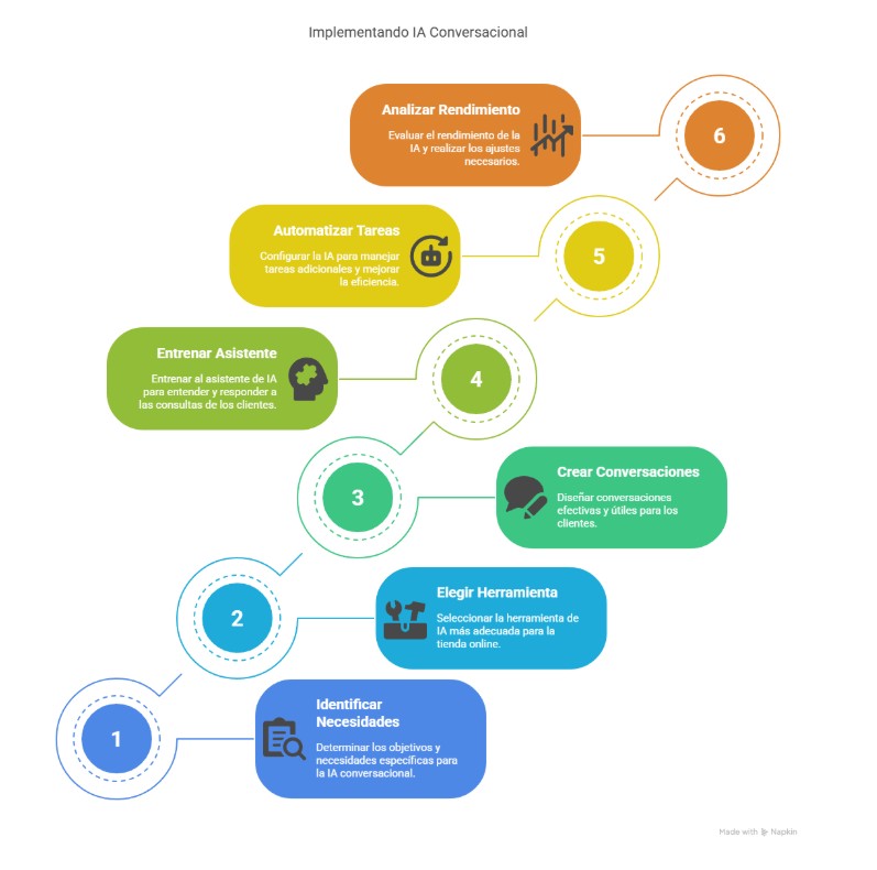 Cómo implementar IA conversacional en tu tienda online