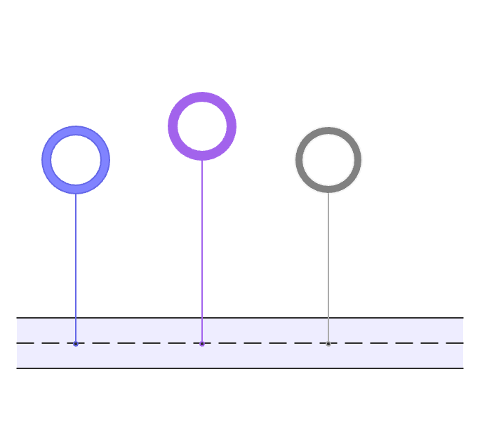 Diagrama que muestra tres pasos para atraer clientes por Whatsapp: definir objetivos, identificar puntos de entrada y diseñar un recorrido para guiar al cliente.