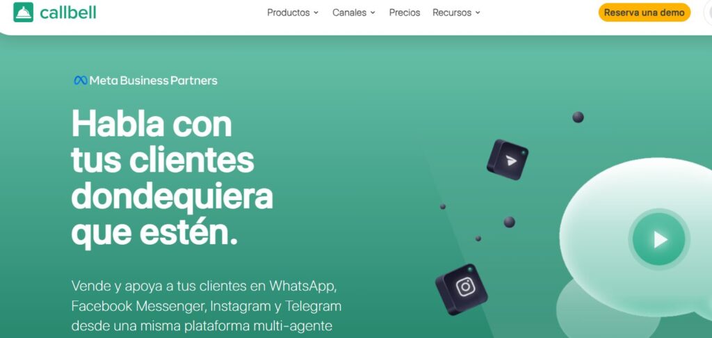 Pantalla de Callbell