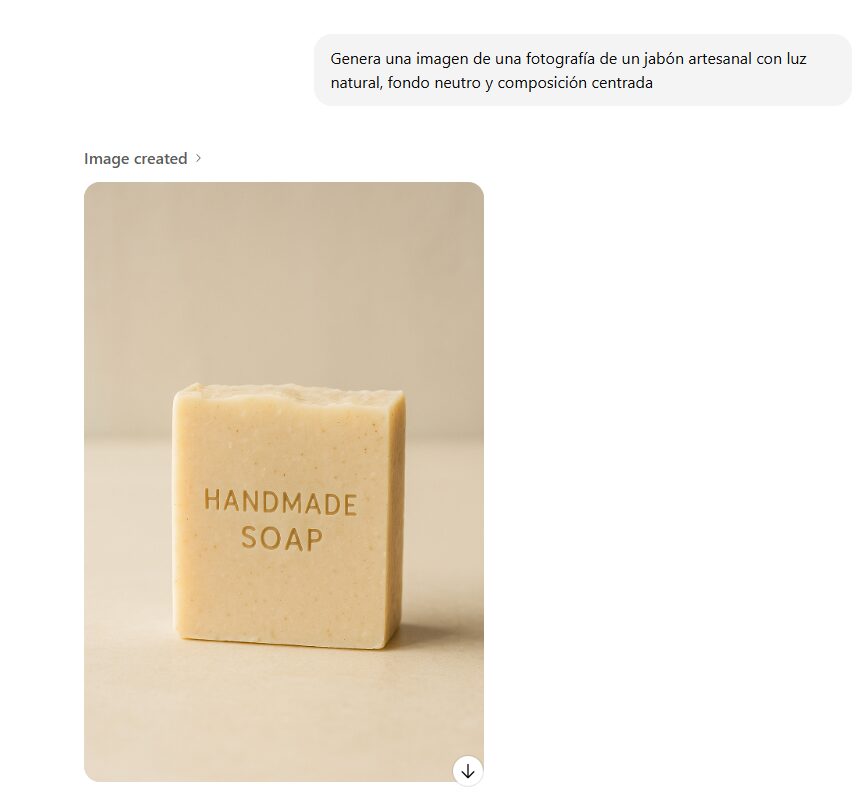 Ejemplo de prompt para crear ilustración en ChatGPT