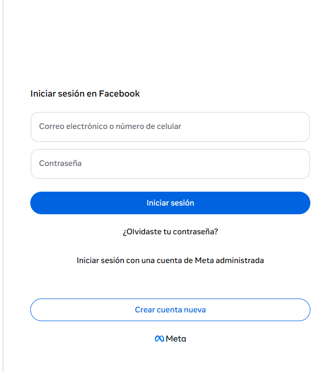 Inicio de sesión de cuenta de Facebook para conectar a Leadsales