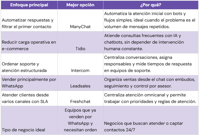 Alternativas a Vambe AI