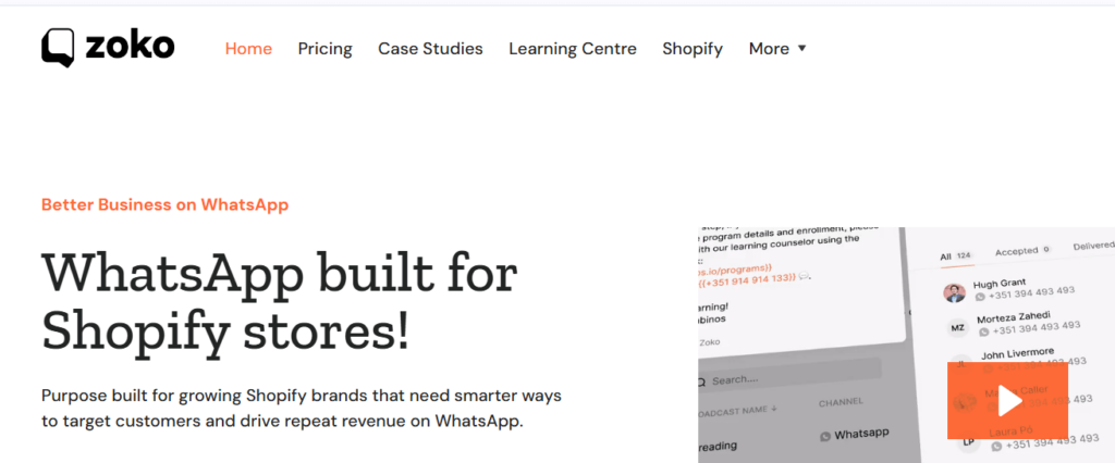 Pantalla de inicio de Zoko