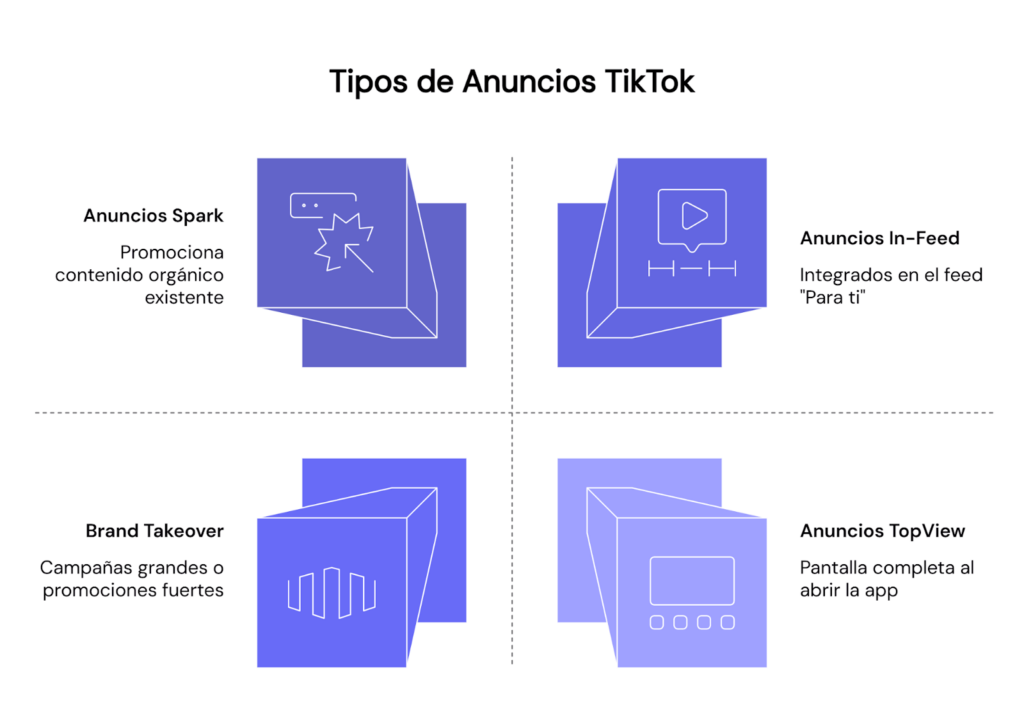 Tipos de anuncios en TikTok