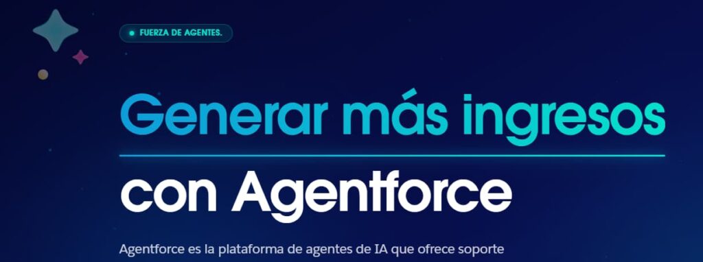Agentforce de Salesforce, plataforma de agentes de IA